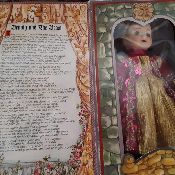 4 - Vintage 1996 Marie Osmond - Story Book Dolls on Metal Stands - Picture 9 of 13